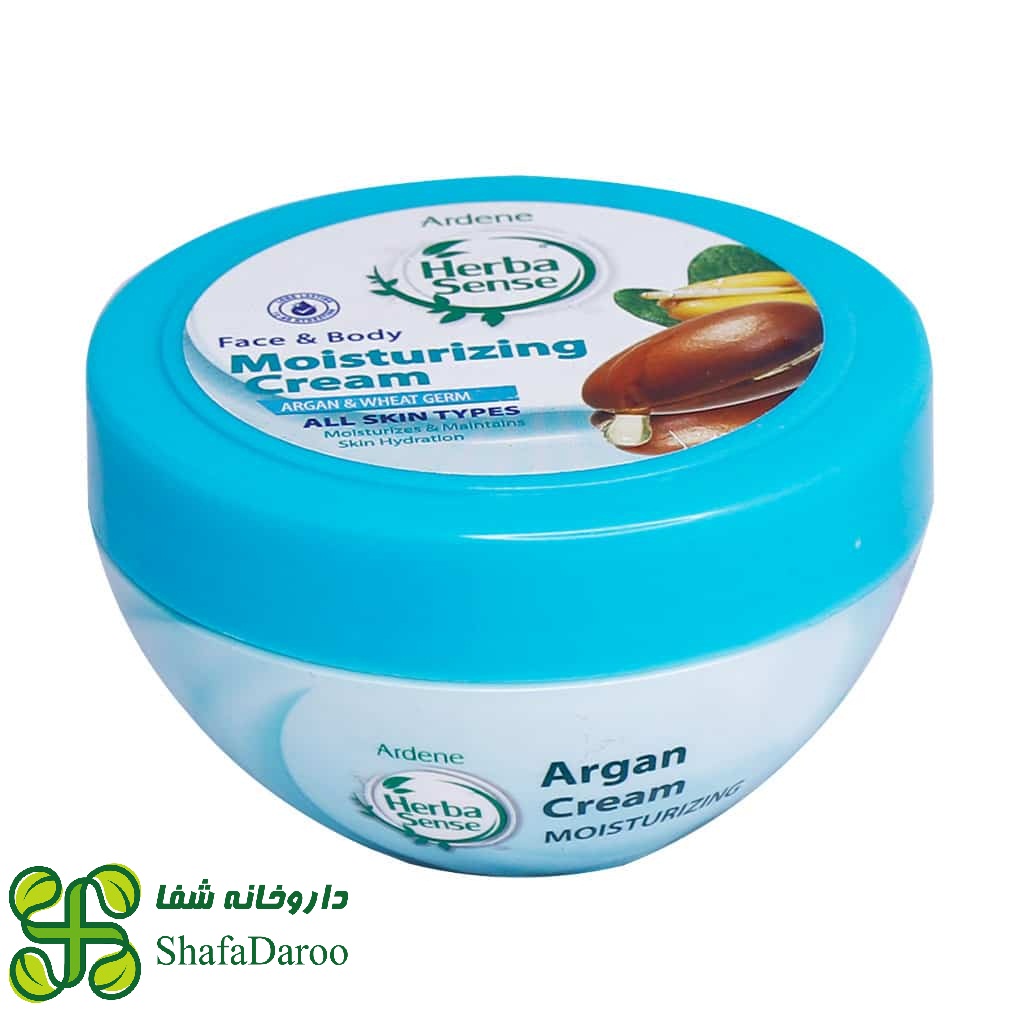 کرم مرطوب کننده با رایحه آرگان و جوانه گندم هرباسنس آردن