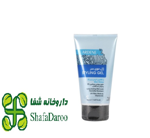 ژل موی سر با ظاهر خیس و براق آردن