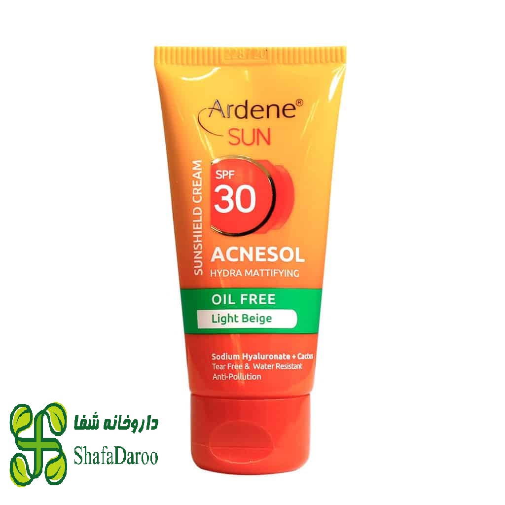 کرم ضد آفتاب spf 30 فیزیکال آردن