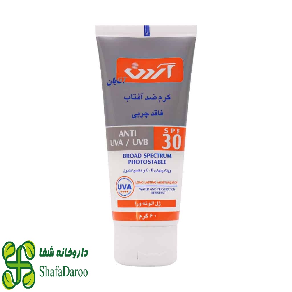 کرم ضد آفتاب spf30 آقایان آردن