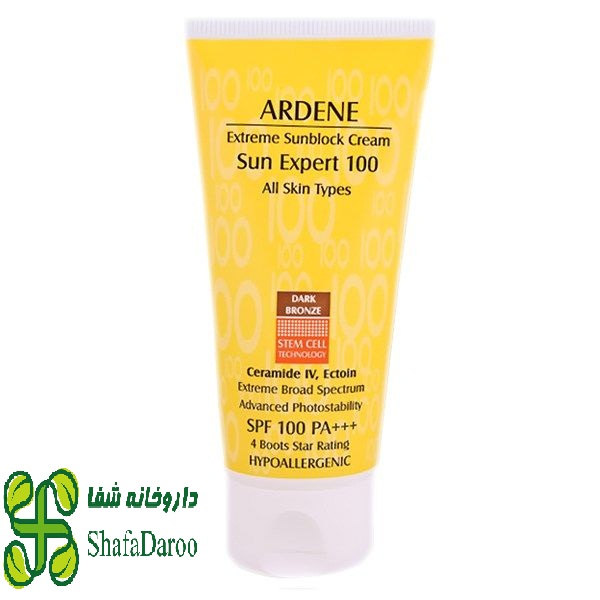 کرم ضد آفتاب SPF100 آردن انواع پوست